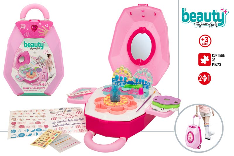 SET BELLEZA UÑAS C/CAJA DIAMANTE 49723**