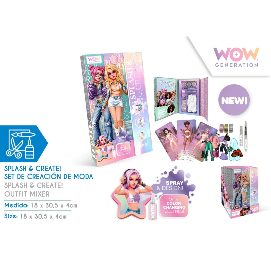 SET CREACION DE MODA WOW00085 SPLASH & CREATE! OUTFIT
