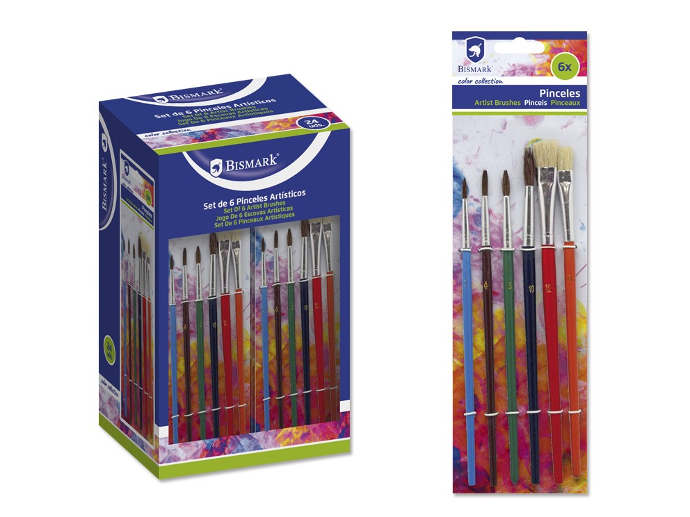 SET DE 6 PINCELES SURTIDOS 326064