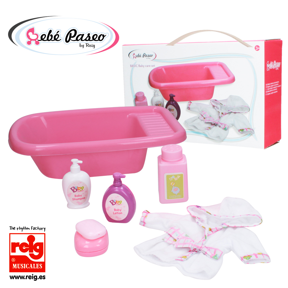 SET DE BAÑO BASICO RE51205 BAÑERA ALBORNOZ Y AMENITIES***