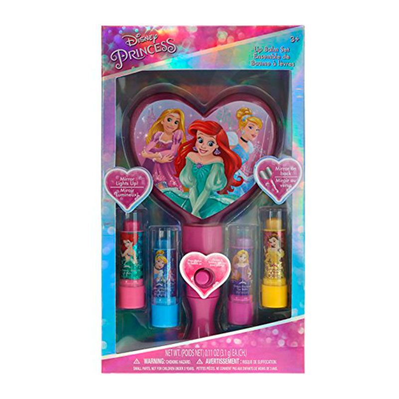 SET DE BRILLOS DP2730GA LABIALES CON ESPEJO DE PRINCESAS