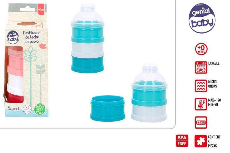 SET DISPENSADOR DE LECHE EN POLVO 71373