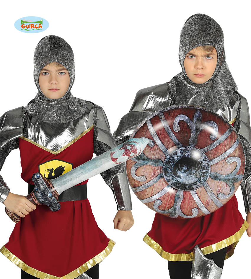 SET ESCUDO Y ESPADA  HINCHABLE  45 Y 48 CM 17305
