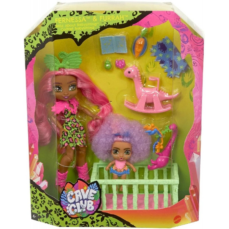 SET FIGURA MUÑECA CON HIJA HI-555602 CAVE CLUB FERNESSA & FURRAH
