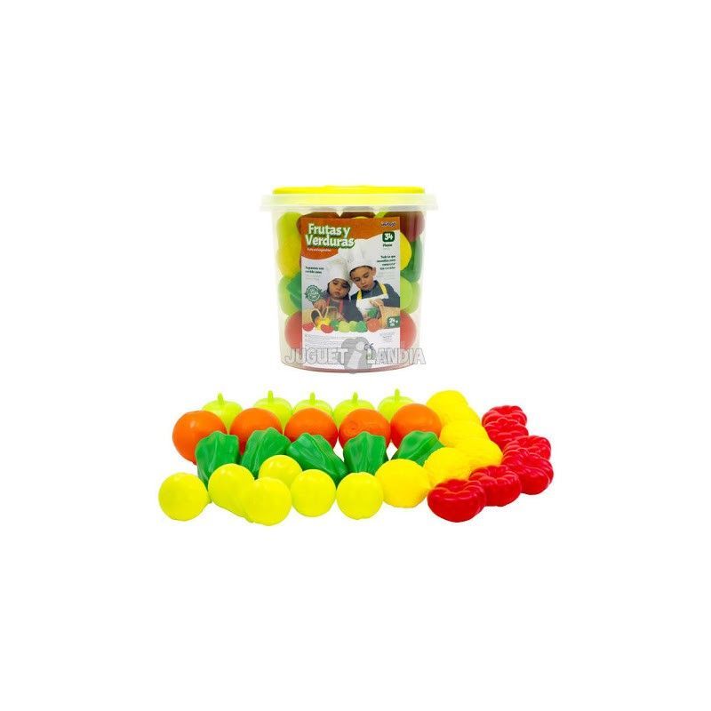 SET FRUTAS 88 Y VERDURAS 34 PCS