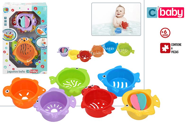 SET JUGUETES BAÑO BEBE 43722