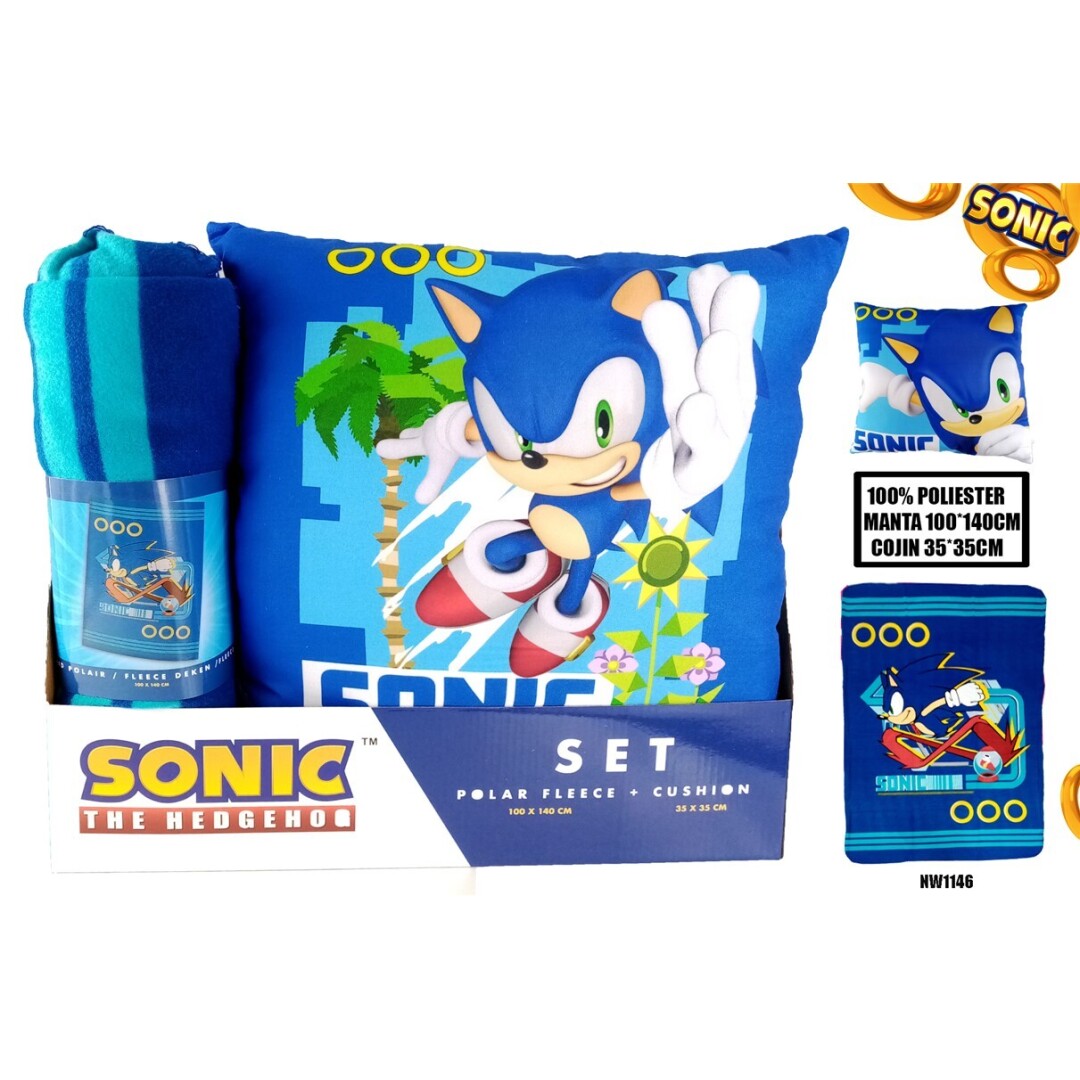 SET MANTA NW1146 POLAR 100X140 + COJIN 35X35 SONIC