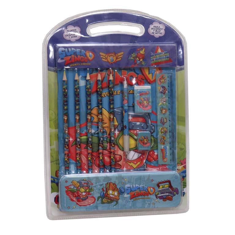 SET PAPELERIA GS-616-SZ CON ESTUCHE METAL SUPERZINGS