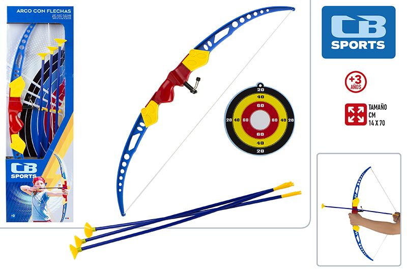 SET TIRO CON ARCO 70 CM 42155