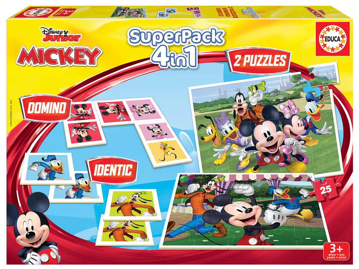 SUPERPACK 19099 MICKEY PUZZLES Y JUEGOS EDUCATIVOS
