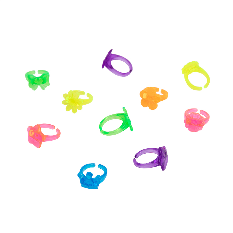 SURTIDO JUGUETES 129-1508 PARA PIÑATA ANILLOS SET 12UDS