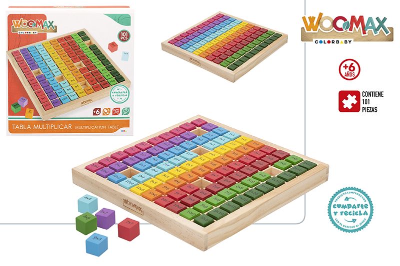 TABLA MULTIPLICAR DE MADERA 49359