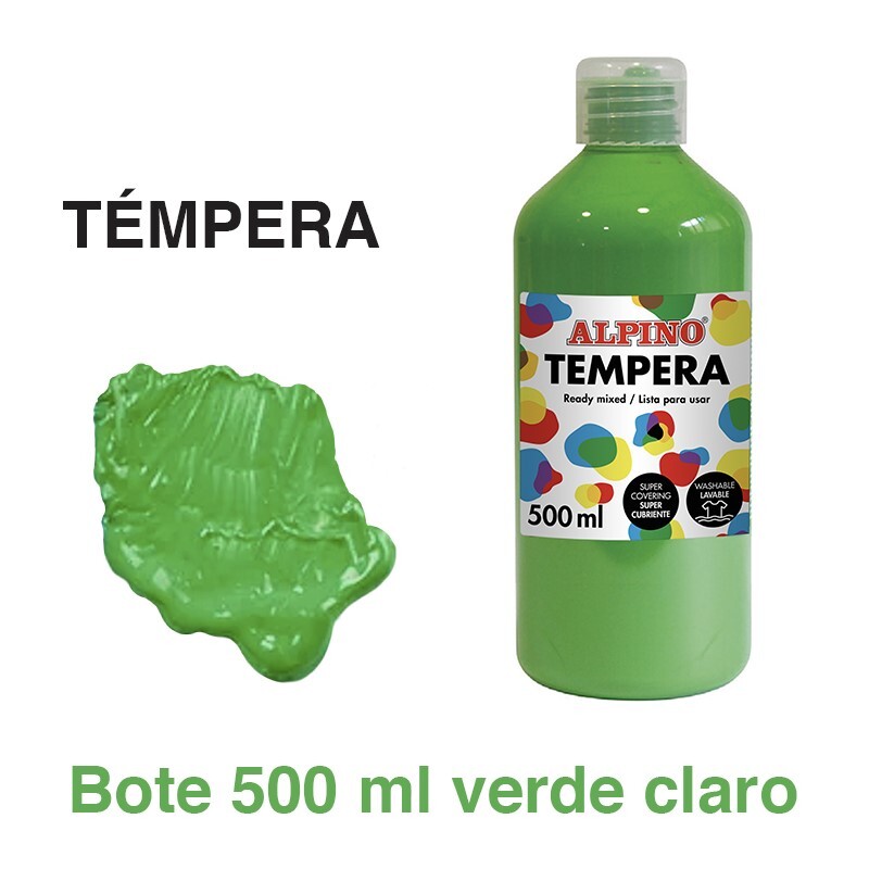 TEMPERA 500ML VERDE CLARO ALPINO DM010178 | 34051721