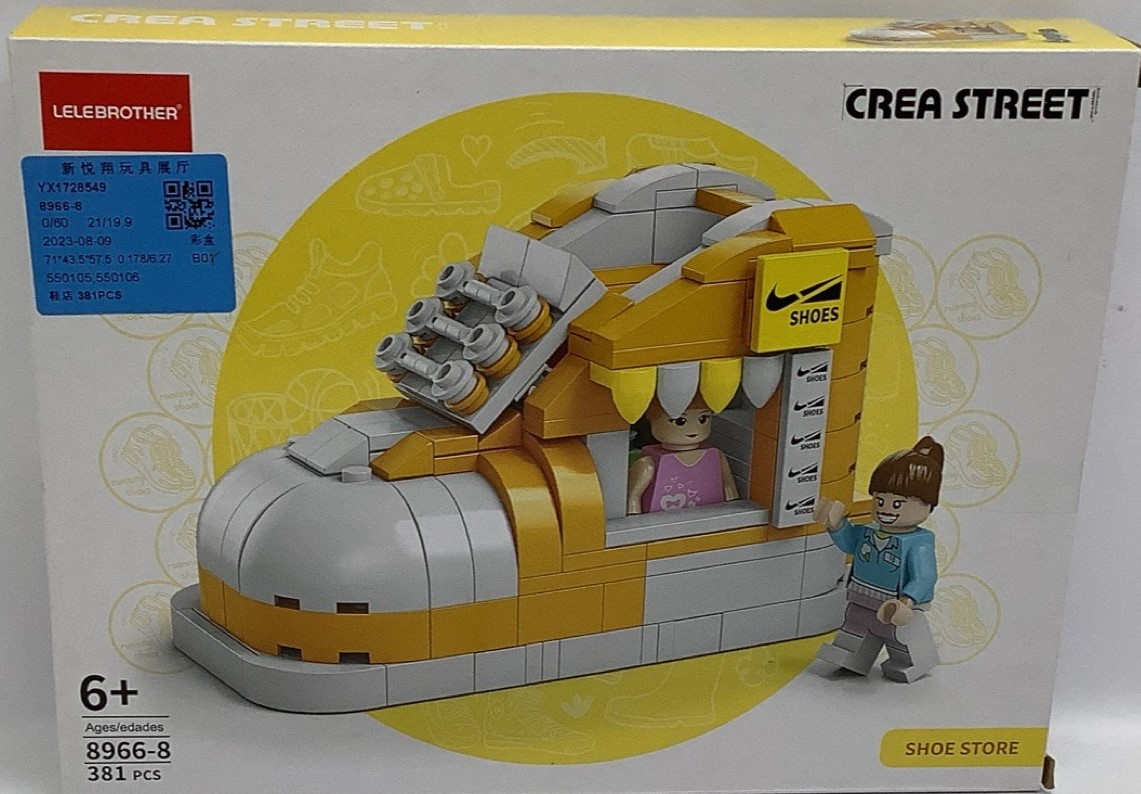 TIENDA ZAPATOS PIEZAS CONSTRUCCION - 381 PCS 1291