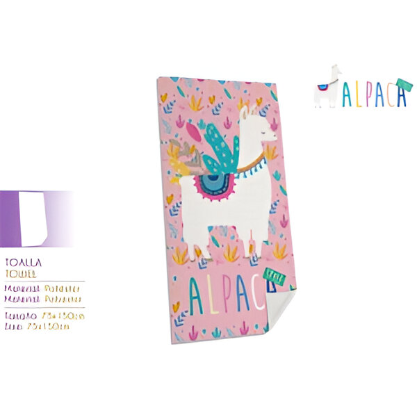 TOALLA KL10014 POLYESTER ALPACA 75*150CM 250GSM**