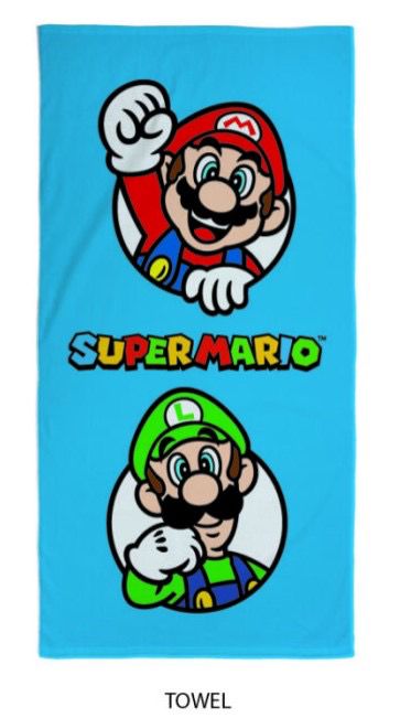 TOALLA NO467 SUPER MARIO MICROFIBRAS