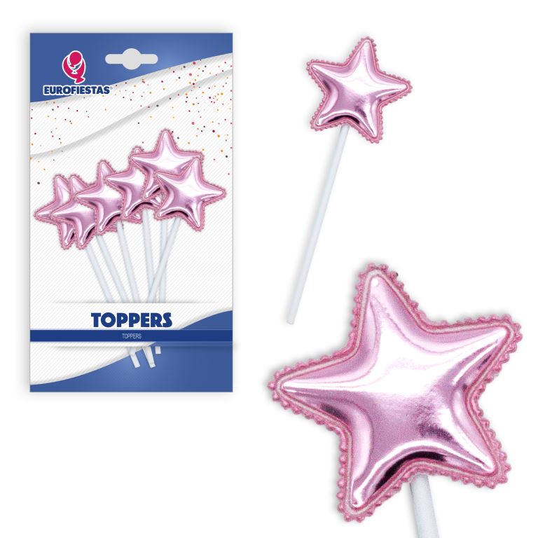TOPPER 32111 ESTRELLA ROSA