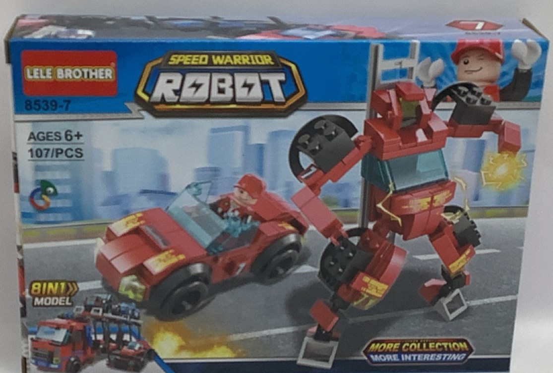 TRANSFORMER COCHE PIEZAS CONSTRUCCION 1284