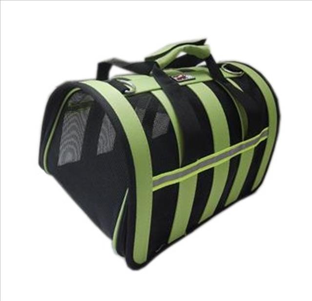 TRANSPORTIN SEMIRIGIDO MASCOTA VERDE 41.5X25X25CM 1937-850M
