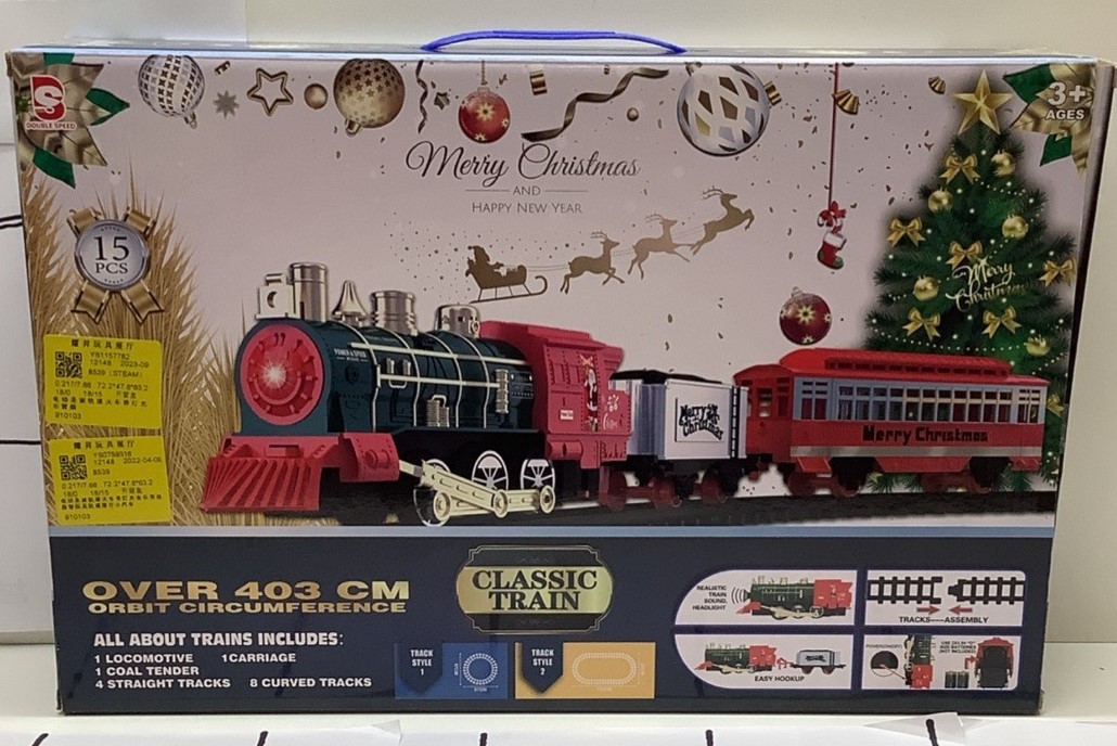 TREN NAVIDAD 2 VAPOR LUZ Y SONIDO 1628