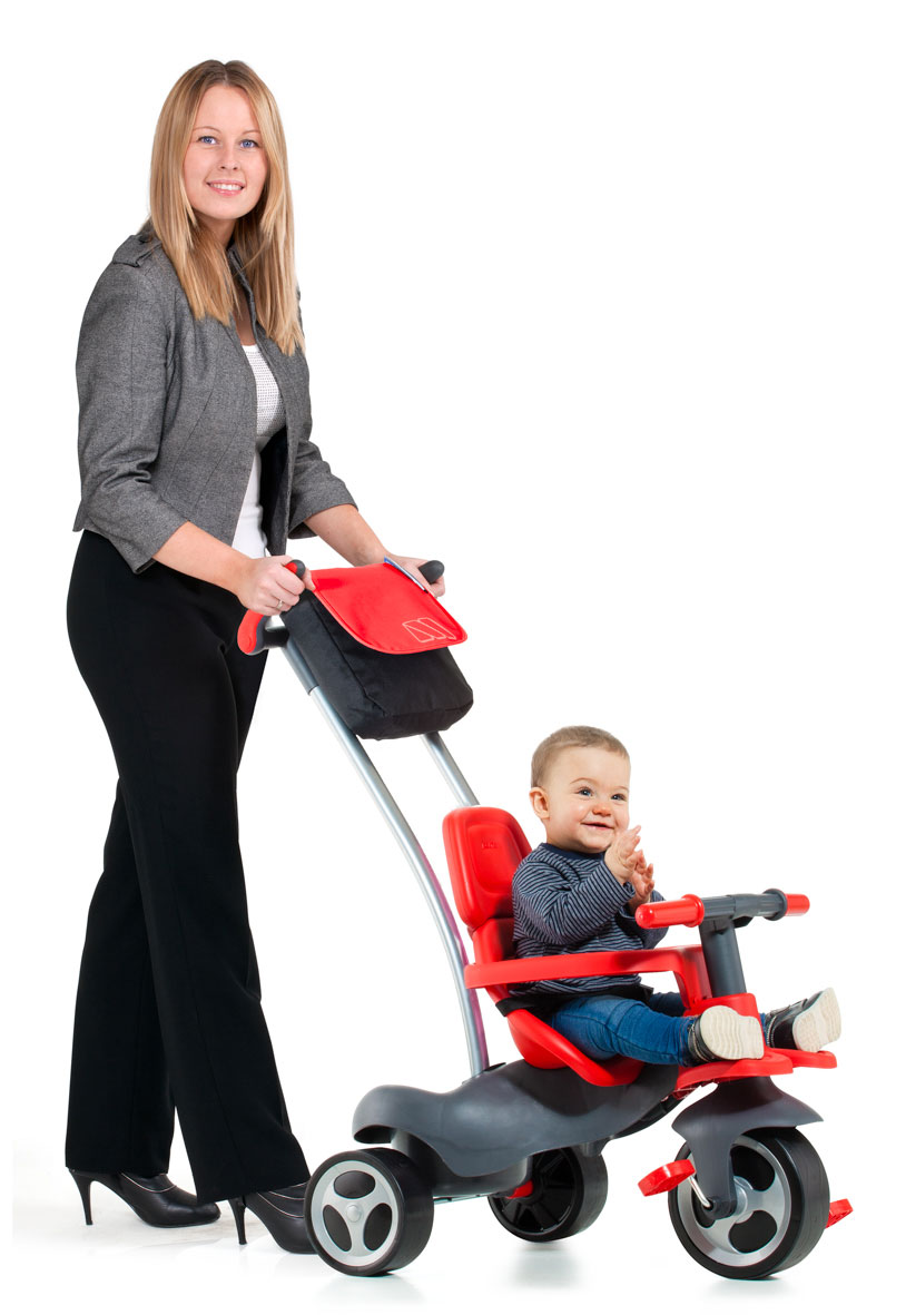 TRICICLO 17200 URBAN TRIKE SOFT ROJO 5 EN 1