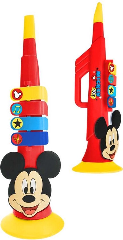 TROMPETA 4 NOTAS 5576 29CM EN ESTUCHE MICKEY*