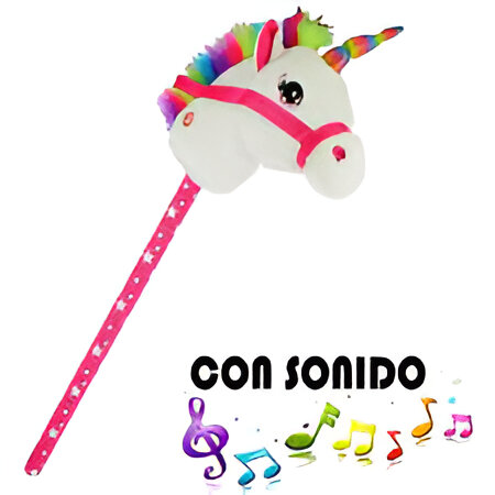 UNICORNIO DE PALO 5373 BLANCO SONIDO