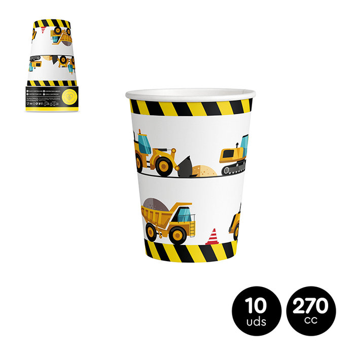 VASO 119-1107 CONSTRUCCION 270CC 10UDS