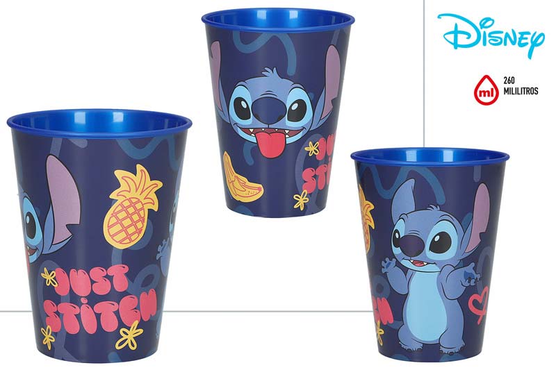 VASO 77577 EASY PLÁSTICO 260ML STITCH