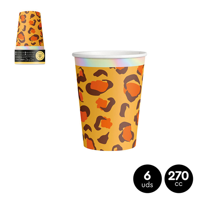 VASO ANIMAL 119-1106 CARTON 270CC 6UDS