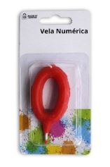 VELA A7805 ROJA Nº 0 CON PICHO